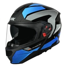Casca moto flip-up SMK Gullwing Sonic albastru/gri marime 4XL