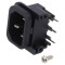 Conector Alimentare AC 10A 250V Soclu Tată IEC 60320 GSP2