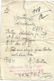 A3764N Rețetă magistrală cu antet Farmacia La &icirc;ngerul păzitor, 1931, Cernăuți