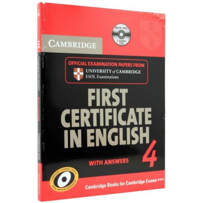 FIRST CERTIFICATE IN ENGLISH 4, WITH ANSWERS (CONTINE 2 CD-URI AUDIO) foto