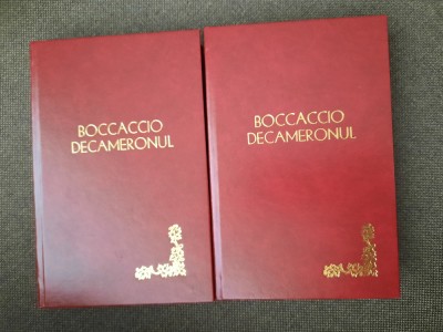 Giovanni Boccaccio - Decameronul (2 volume) LEGATE DE LUX foto