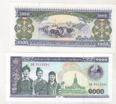 bnk bn Laos 1000 kip 1998 unc foto