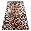 MIRO 51568.804 covor lavabil Model de leopard anti-alunecare - crem / maro, 140x190 cm