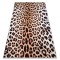 MIRO 51568.804 covor lavabil Model de leopard anti-alunecare - crem / maro, 140x190 cm