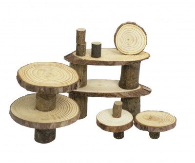 Set joaca lemn Saica Montessori mini world 1 foto
