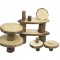 Set joaca lemn Saica Montessori mini world 1