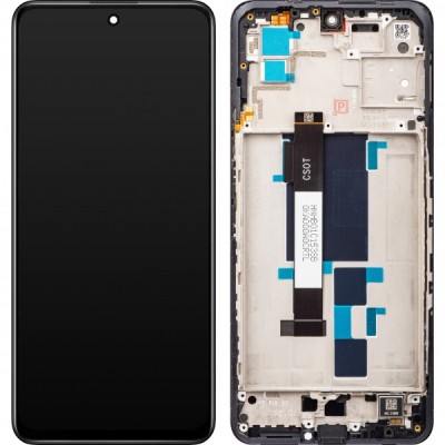 Display cu Touchscreen Xiaomi Poco X3 GT, cu Rama, Negru, Service Pack 560003K10A00 foto