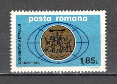Romania.1975 100 ani Conventia Metrului ZR.536