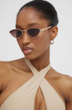 Cumpara ieftin Answear Lab ochelari de soare femei, culoarea maro