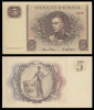 Bancnota Suedia 5 Kronor 1963 P-50b UNC Ne流通 Stare Perfecta Colectie Numismatica