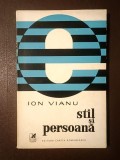 Ion Vianu - Stil și persoană (cu sublinieri)