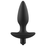 Addicted Toys-Massager Plug Anal cu Vibrație, Negru-Silicon