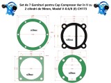 Cumpara ieftin Set de 7 Garnituri set pentru cap compresor de aer V 2x90mm Mod.0.6-8 (E) CH173