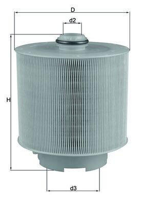 MAHLE LX 1006/2D Filtru aer foto