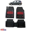 Covorase Auto TeamCar&reg; Tip Tavita Compatibile Volkswagen Golf 5 Hatchback 5 uși (2003&ndash;2009) Negru marmorat, Cauciuc