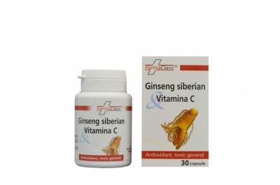 Ginseng siberian+vit. c 30cps foto