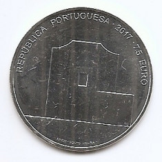 Portugalia 7,5 Euro 2017 (Alvaro Siza) Argint 13.5 g/500, 33 mm KM-880 UNC !!!