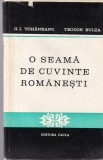 G. I. Tohaneanu, Teodor Bulza - O seama de cuvinte romanesti