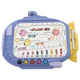Joc magnetic Labirint cu bilute, model submarin, +5 ani,36x28x5 cm