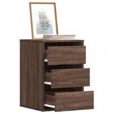 vidaXL Dulap colț cu sertare stejar maro 40x41x58 cm lemn prelucrat 852840