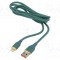 Cablu USB 2.0 GEMBIRD Apple Lightning - USB A, 1,5m verde