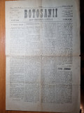 Ziarul botosanii 13 iulie 1919-imobilizarea recoltei,art. primul razboi mondial