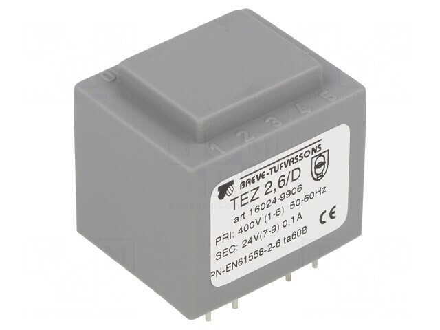Transformator &icirc;ncapsulat 2,5VA 400VAC 24V PCB