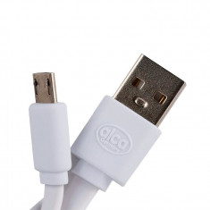 Cablu micro USB 2.0 Alca alb foto