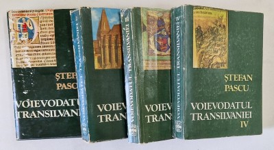 VOIEVODATUL TRANSILVANIEI, VOLUMELE I - IV de STEFAN PASCU , 1972 - 1989 *VOLUMUL II EDITIE CARTONATA foto