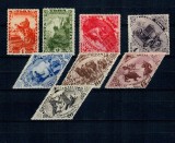 Tuwa 1934 - Motive locale, serie neștampilata cu șarniere