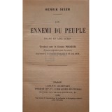 Henrik Ibsen - Un ennemi du peuple (Editia: 1921)