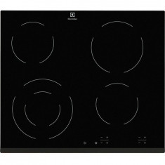 Plita incorporabila vitroceramica Electrolux EHF6241FOK, 4 zone, semnal sonor, sticla neagra