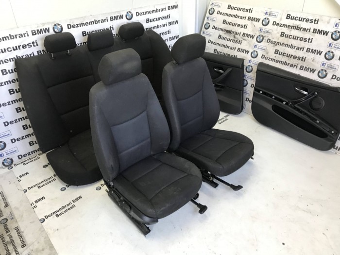 Scaune,interior BMW E90 LCI tetiere active,bancheta fixa