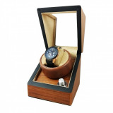 Cumpara ieftin Watch Winder Lemn Natur - Dispozitiv pentru intoarcere ceasuri automatice - WW3145