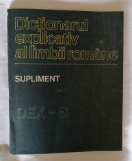 Dictionarul explicativ al limbii romane - Supliment (DEX-S), 1988 foto