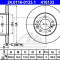 Disc frana MERCEDES G-CLASS (W463) (1989 - 2016) ATE 24.0116-0133.1