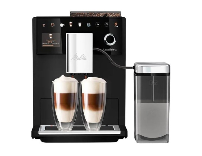 Espressor automat Melitta Latte Select F630-212, 1400W, Negru