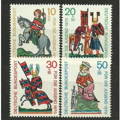 Bundes 1970 - pentru copii, serie neuzata