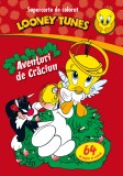 Looney Tunes. Aventuri de Crăciun. Supercarte de colorat
