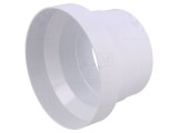 Accesorii: reducţie rotundă albă ABS 100x125mm