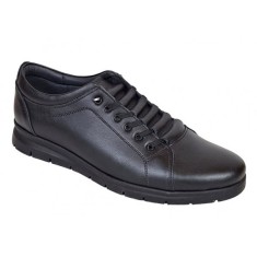 Pantofi caual barbati din piele naturala - Confort Negru Tipon