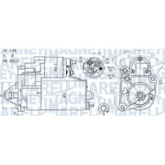Electromotor Opel; Renault; Suzuki, 1.9 D, 1.8 16V, 1.8, 2.0, 1.9 D Eco, 2.0 16V, 2.0 i, 1.4, 1.9 TD 4WD