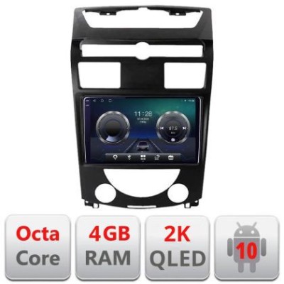 Navigatie Ssang Yong Rexton 2006-2013 C- rexton07 Android Octa Core Ecran 2K QLED GPS 4G 4+32GB 360 kit-rexton07+EDT-E410-2K CarStore Technology foto