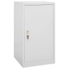 vidaXL Dulap Șa Gri Deschis 53x53x105cm Oțel, Vestiar Echipament Echitație, Raft Ajustabil, Ușă Blocabilă