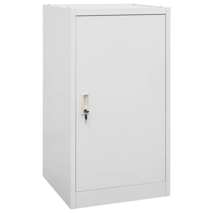 vidaXL Dulap pentru șa, gri deschis, 53x53x105 cm, oțel 339604
