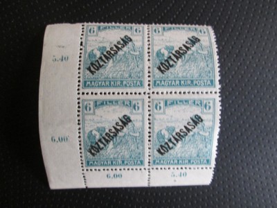UNGARIA BLOC MNH=22 foto