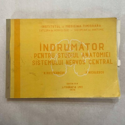 Indrumator pentru studiul anatomiei sistemului nervos central foto