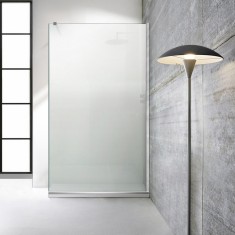 Paravan dus walk-in Aqua Roy INOX, sticla 8 mm mata, securizata, anticalcar, 110x195 cm