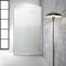 Paravan dus walk-in Aqua Roy INOX, sticla 8 mm mata, securizata, anticalcar, 90x195 cm