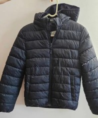 Jachetă hidrofugă termoizolantă copii H&amp;amp;M bleu, NOU foto